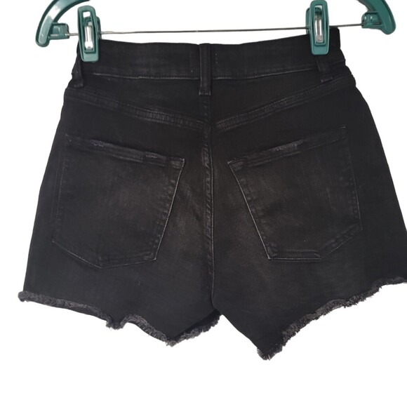 Madison Morgan High Rise Cutoff Boyfriend Stretch Denim Shorts Women 00/24‎ - Picture 6 of 7